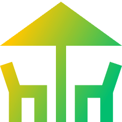 Terrace Icon from Sharp Gradient Set