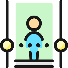 Body Scanner Icon from Ultimate Colors Set