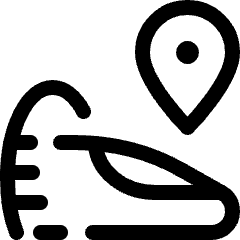 Hyperloop Station Location Icon from Ultimate Regular Set