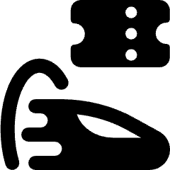 Hyperloop Ticket 1 Icon from Ultimate Bold Set