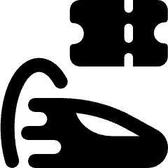 Hyperloop Ticket 2 Icon from Ultimate Bold Set