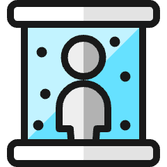 User Polaroid Icon from Ultimate Colors Set