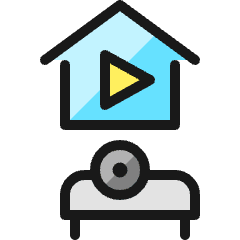 Virtual Home Icon from Ultimate Colors Set