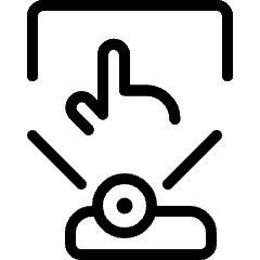 Virtual Tap Finger Icon from Ultimate Light Set