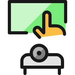 Virtual Touch Board Icon from Ultimate Colors Set