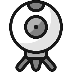 Webcam Icon from Ultimate Colors Set
