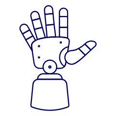 Prosthetic Hand 1 Illustration from UX Line Set