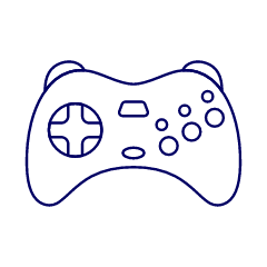 Game Consoles 17 Illustration from UX Line Set