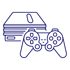 Game Consoles 18 Illustration from UX Line Set