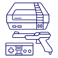 Game Consoles 2 Illustration from UX Line Set