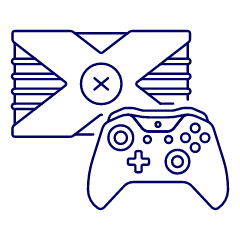 Game Consoles 20 Illustration from UX Line Set