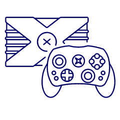 Game Consoles 21 Illustration from UX Line Set