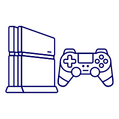 Game Consoles 23 Illustration from UX Line Set