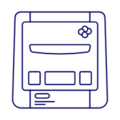 Game Consoles 3 Illustration from UX Line Set