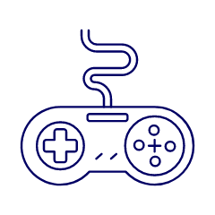 Game Consoles 5 Illustration from UX Line Set