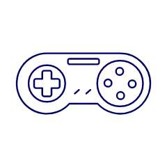 Game Consoles 7 Illustration from UX Line Set