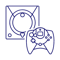 Game Consoles 8 Illustration from UX Line Set