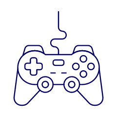 Game Pad Illustration from UX Line Set