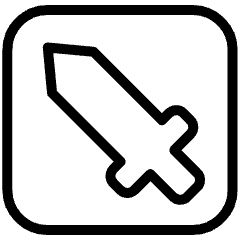 Dice Sword Icon from Ultimate Light Set