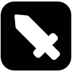 Dice Sword Icon from Ultimate Bold Set