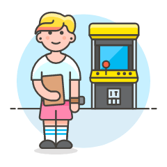 Game Arcade 2 Illustration from UX Colors Set