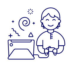 Player Tablet 1 Illustration from UX Line Set