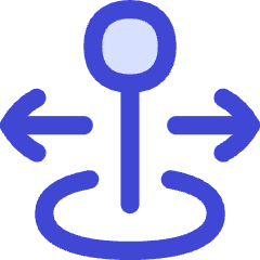 Arcade Stick Move Horizontal Icon from Flex Duo Set