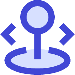 Arcade Stick Move Horizontal Icon from Sharp Duo Set