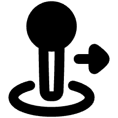 Arcade Stick Move Right Icon from Plump Remix Set