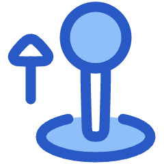 Arcade Stick Move Up Icon from Plump Duo Set