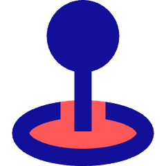 Arcade Stick Icon from Sharp Pop Set