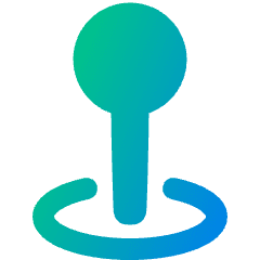 Arcade Stick Icon from Plump Gradient Set