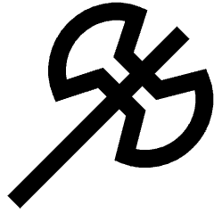 Axe Icon from Sharp Line Set
