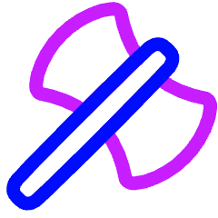 Axe Icon from Plump Neon Set