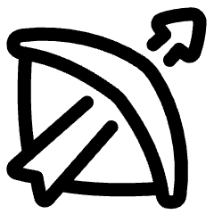 Bow Icon from Plump Line Set