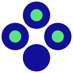 Buttons Down Icon from Sharp Pop Set