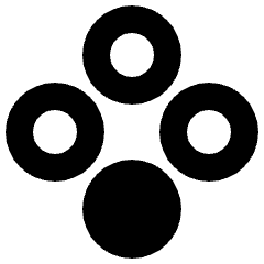 Buttons Down Icon from Sharp Remix Set