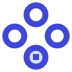 Buttons Down Icon from Sharp Duo Set