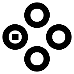 Buttons Left Icon from Sharp Line Set