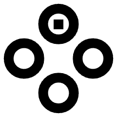 Buttons Up Icon from Sharp Line Set