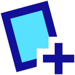 Card Add Icon from Sharp Pop Set