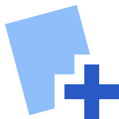 Card Add Icon from Sharp Flat Set