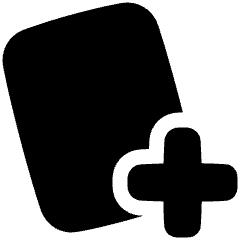 Card Add Icon from Plump Solid Set