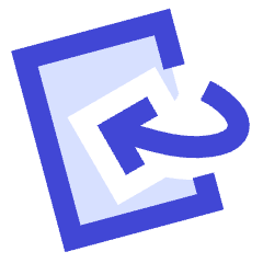 Card Flip Icon from Sharp Duo Set