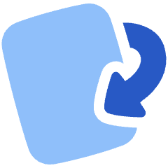 Card Flip Icon from Plump Flat Set