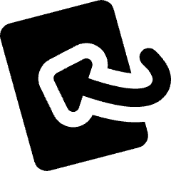 Card Flip Icon from Core Solid Set