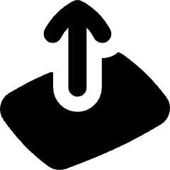 Card Lift Icon from Flex Solid Set