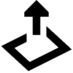 Card Lift Icon from Sharp Remix Set