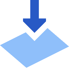 Card Place Icon from Sharp Flat Set