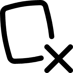 Card Remove Cross Icon from Flex Line Set